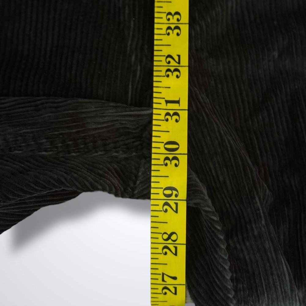 Levis Pants Mens 33 X 32 Black Corduroy Chino Brand New Y2K 5 Pocket - Picture 6 of 8